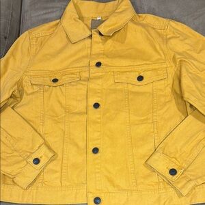 Yellow Denim Jacket